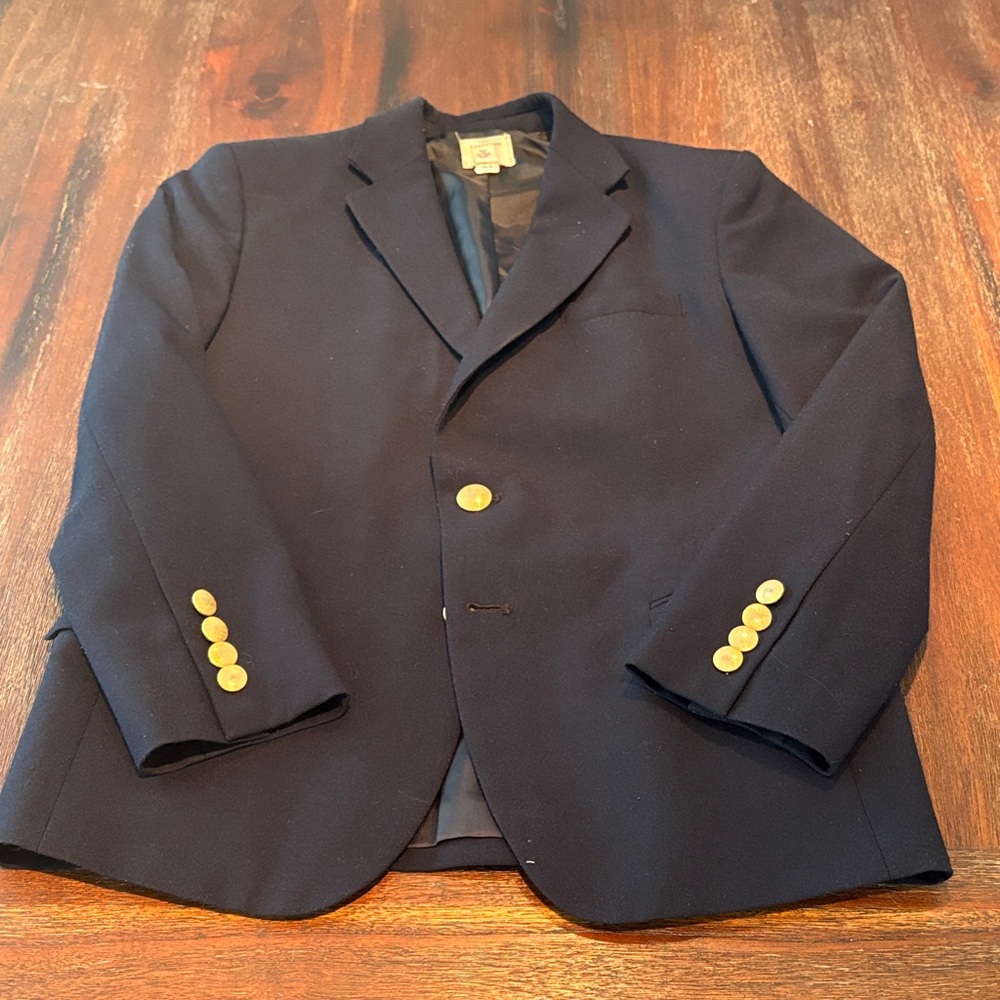 Lands' End Kids Navy Blazer